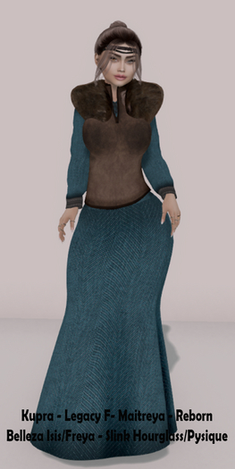 !!! Revna  !!!390a Blue Medieval