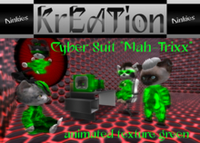 ## Kreation ## Cyber ​​Suit "Mah-Trixx" for Dinkies Kitty (fully animated!) [Promo]