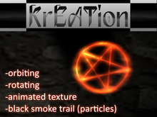 ## Kreation ##  Orbiting Pentagram "Ignis"   (Halloween Special)