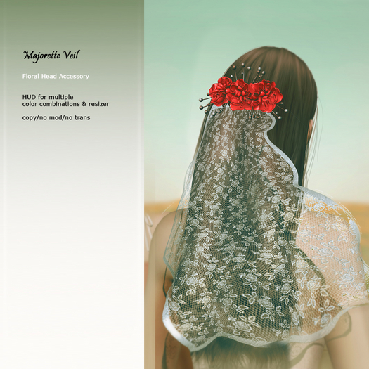 *LODE* Head Accessory - Majorette Veil [Full Pack]