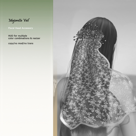 DEMO *LODE* Head Accessory - Majorette Veil