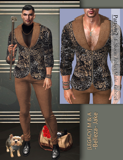E.Storm Jacket Male. Gabriel Pattern2