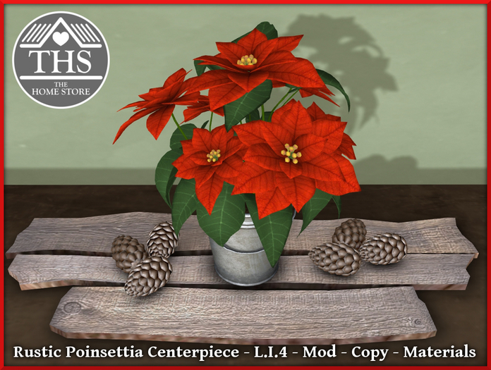 POINSETTIA, POINSETTIA CENTERPIECE, POINSETTIA