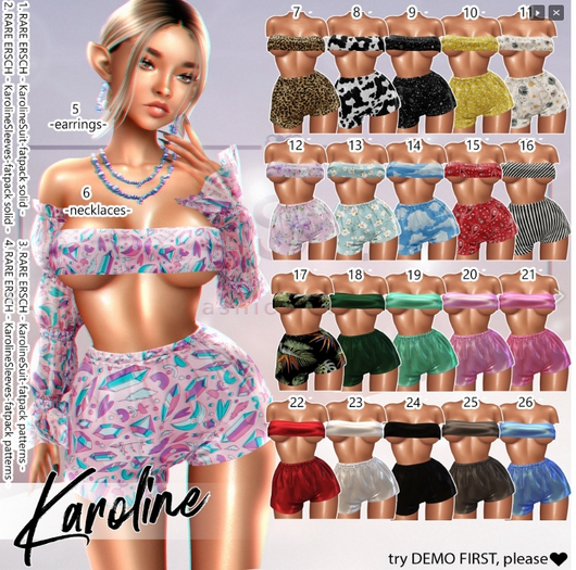 04. ERSCH - Karoline Sleeves {Kupra} -patterns- RARE