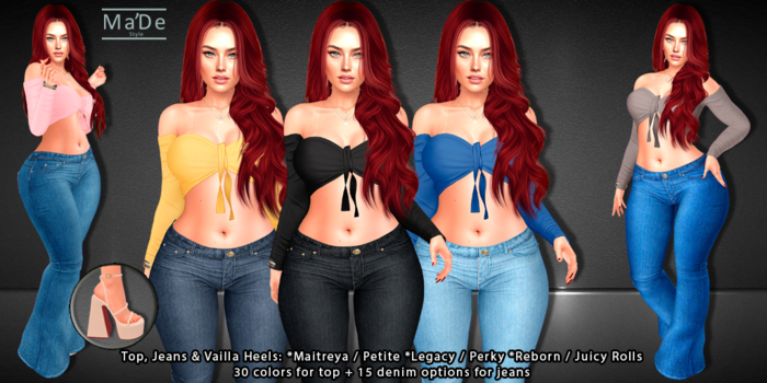 [>Ma'De<] ❤️Isabella Full Outfit❤️