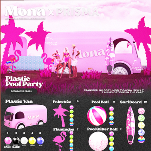 01. MONAxPRISMA - PLASTIC VAN - PINK RARE
