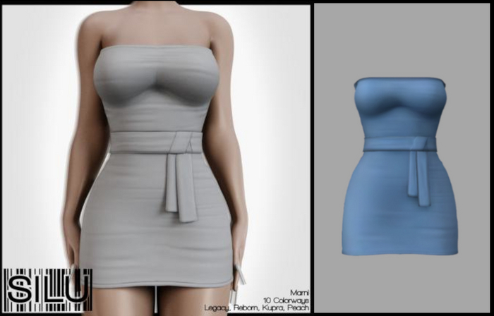 SILU Marni Dress - Sky