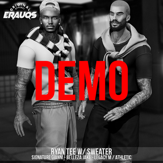 [ ERAUQS ] - Ryan Tee w/ Sweater - DEMO