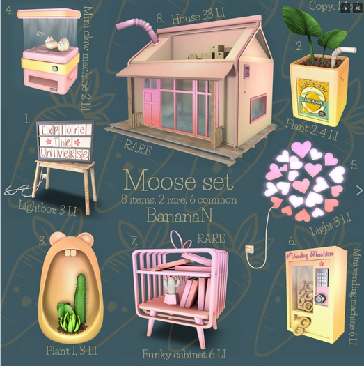 3. BananaN. Moose set plant 1