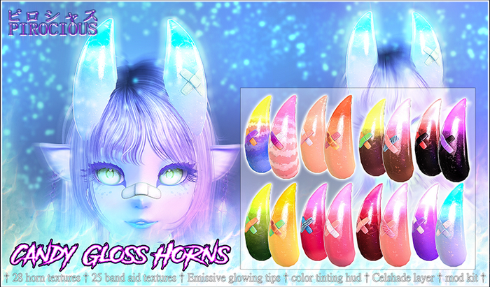 [Pirocious] Candy-Gloss Horns