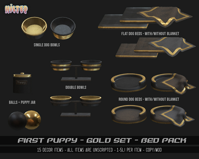 HILTED - HILTED - First Puppy - Gold Bed Pack