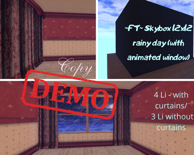 DEMO ~FT~ Skybox 12x12 rainy day 