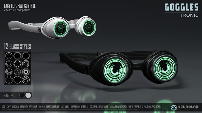GOGGLES (TRONIC) [NeurolaB Inc.]