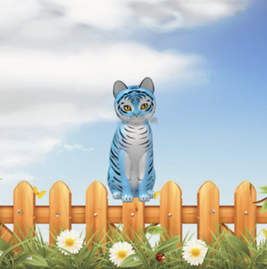 KittyCatS-Tiger! - Powder Blue-Size: Normal-Boy