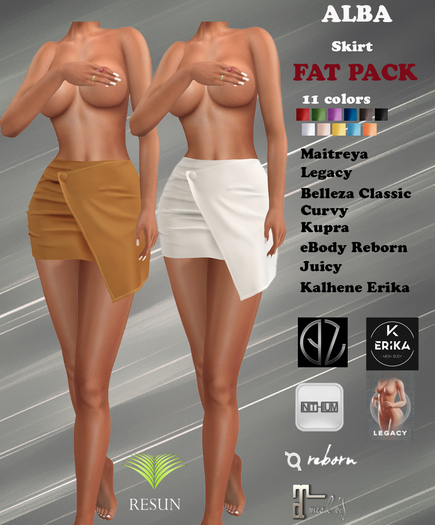 Res_Alba Skirt Fat pack