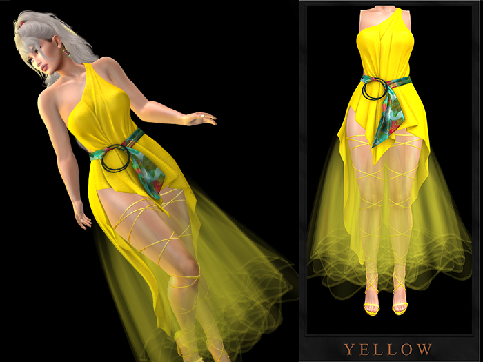 GGVG FELIZ DRESS YELLOW