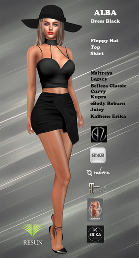 Res_Alba dress black