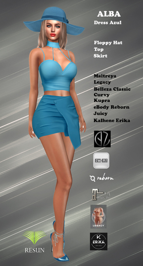 Res_Alba dress azul