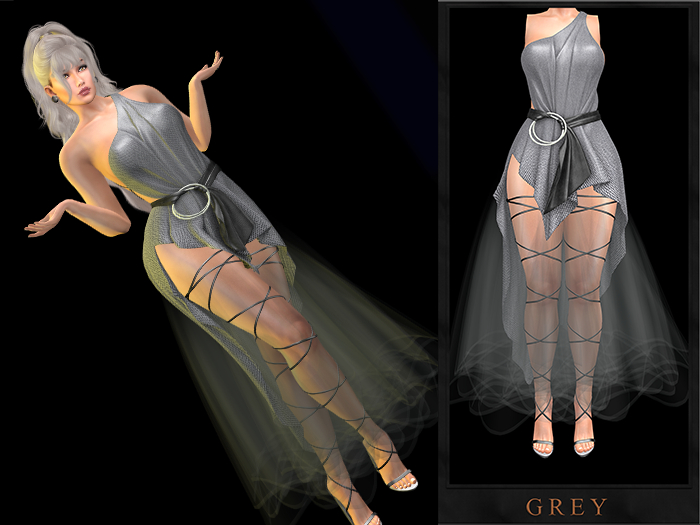 GGVG FELIZ DRESS GREY