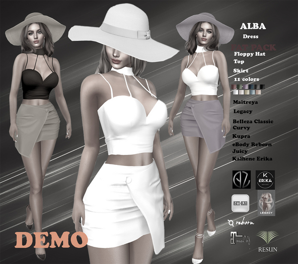 Res_Alba dress All Colors demo*