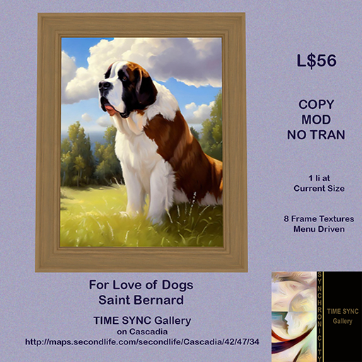 For Love of Dogs - Saint Bernard