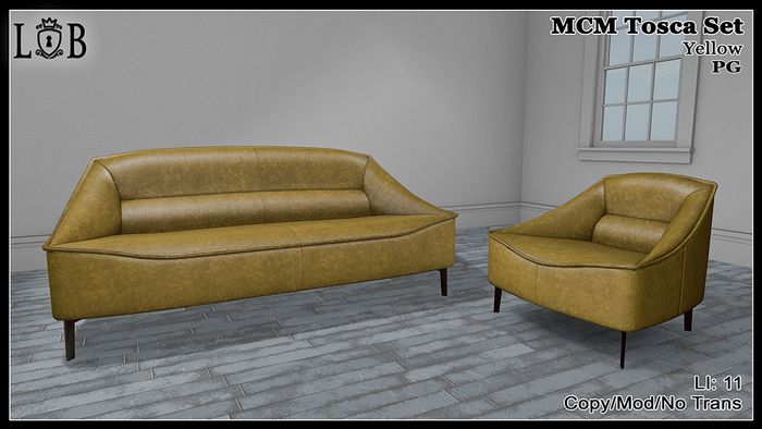 ~L:B~ MCM Tosca Set - Yellow 