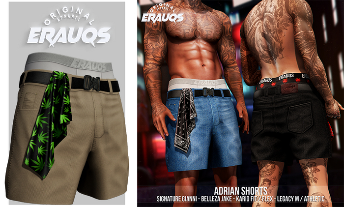[ ERAUQS ] - Adrian Shorts - 09