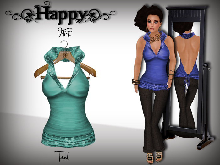 {Happy} Flirt (Teal)