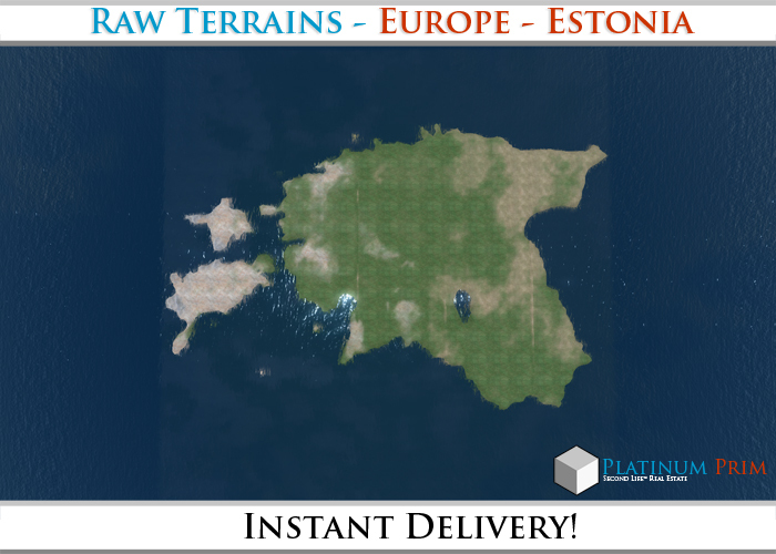 50% OFF SALE! RAW Terrain File: Europe - Estonia