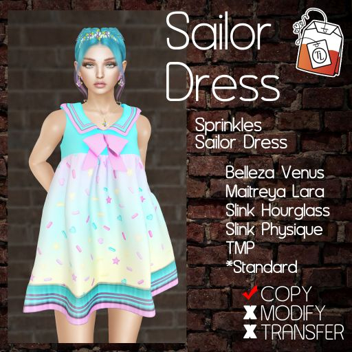 ~TL~ Sprinkles Sailor Dress