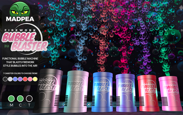 MadPea Firework Bubble Blaster