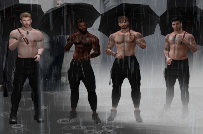 Hpose Black Umbrellas(Box)