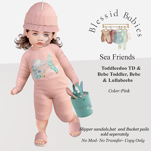 BlessidBabies Sea Friends Pink (Add)