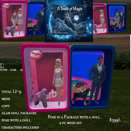 Pose with a doll pkg.Box set LI=9