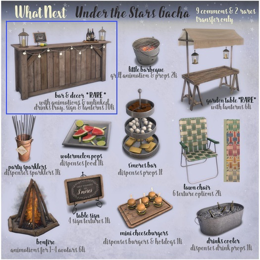 {what next} Under The Stars Bar (boxed) RARE