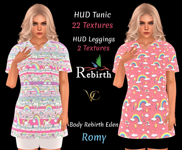 [V.C] Romy Tunic-Leggings Rebirth Kawaii + HUD