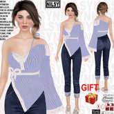 GIFT,JEAN CAPRI AND IRREGULAR SHIRT,ALL BODIES