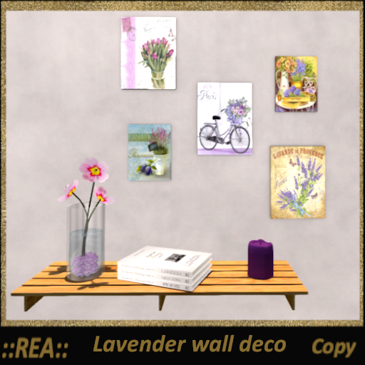::REA:: Lavender wall Deco