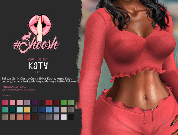 #SHOOSH - Katy Top [FATPACK]