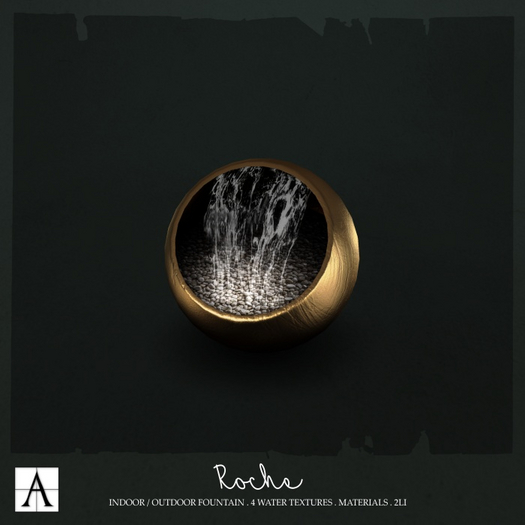 Architect. Roche Indoor / Outdoor Fountain (gold)