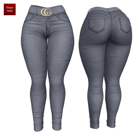 Reborn Faded Blue Jeans