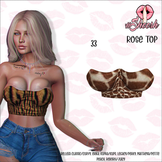 #SHOOSH - Rose Top [33]