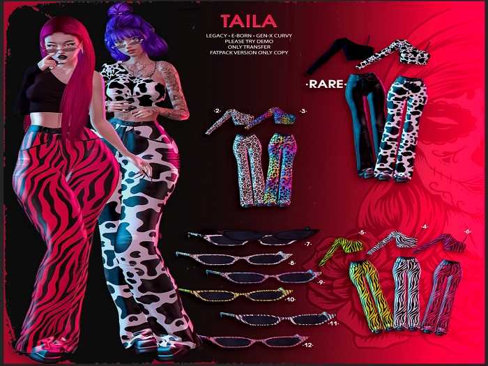 5. Rokins-Taila Set Zebra Black-Yellow