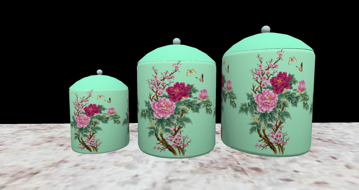 Pink & Green Canister Set Packaged Copyable