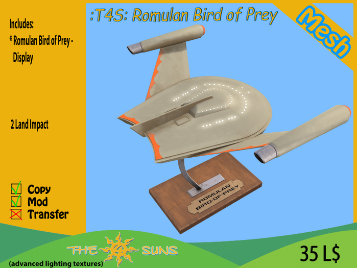 :T4S: Romulan Bird of Prey