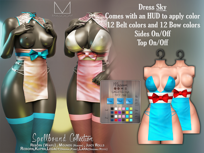 [[ Masoom ]] Spellbound Dress - Sky