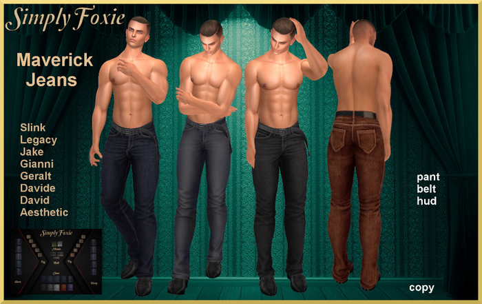MAVERICK JEANS With Hud (Boxed)