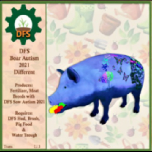  DFS AUTISM BOAR DIFFERENT