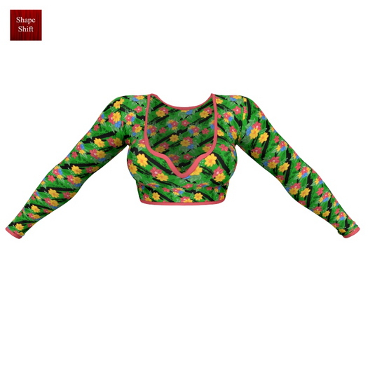 LEGACY Blouse Green Floral