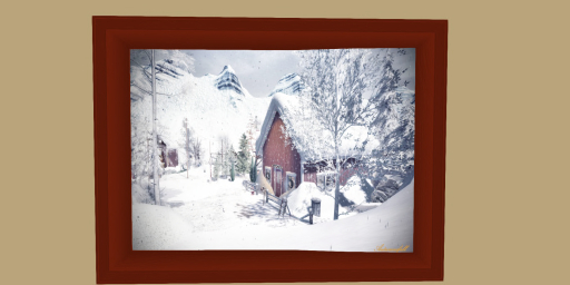 Mesh Frame Original Photography *Winter Tree Farm sm